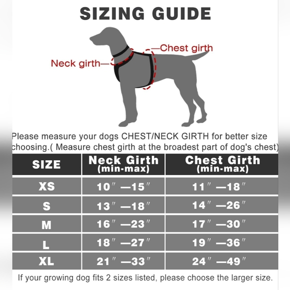 WINSEE Dog Harness No Pull, Pet Harnesses with Dog Collar - Picture 7 of 7